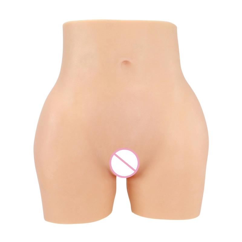 Silicone Open-crotch Pants Hip Enhancer