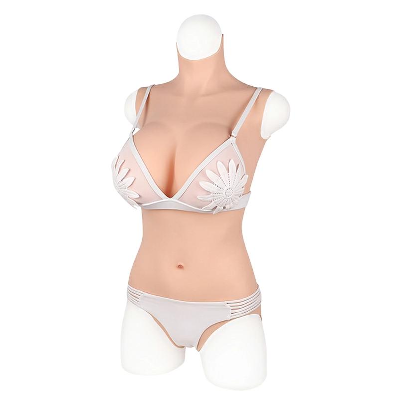 B-E Cup Swimwear Design Silicone Bodysuit with vaginal tube