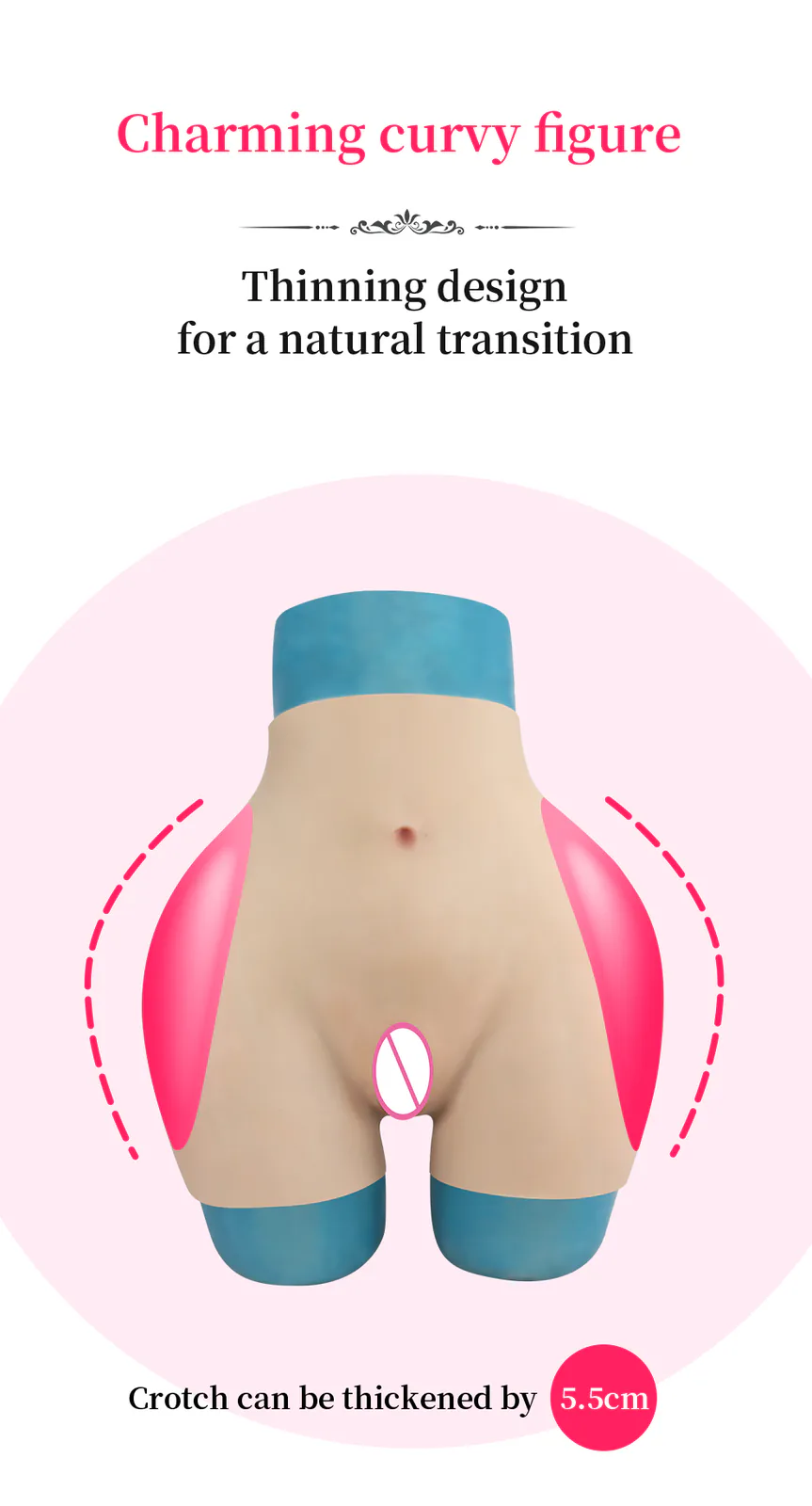 Bionic Giant-Hip Silicone Butt Pants detail 3