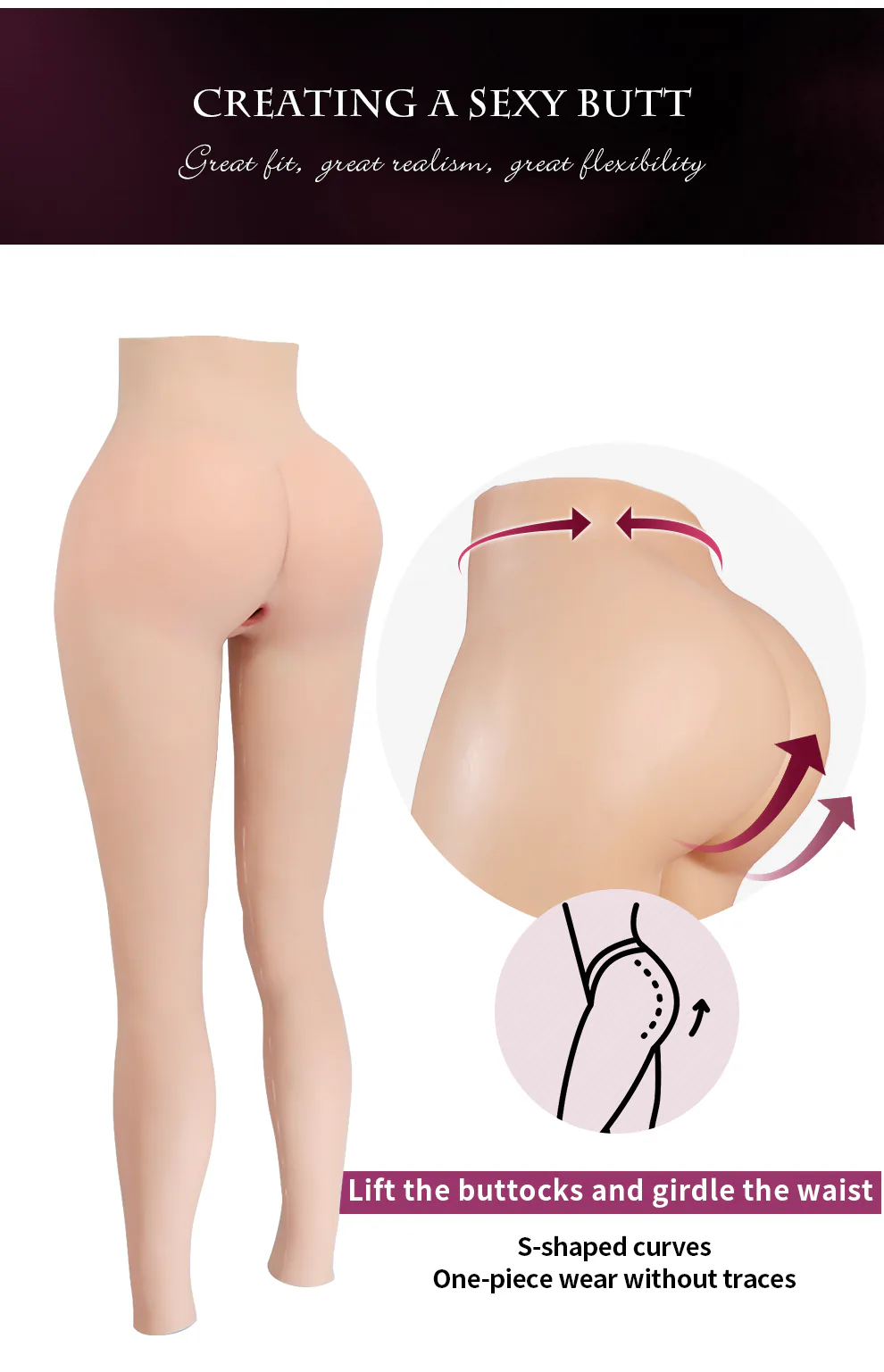 K-9 Premium Silicone Hip & Butt Enhancer detail 5