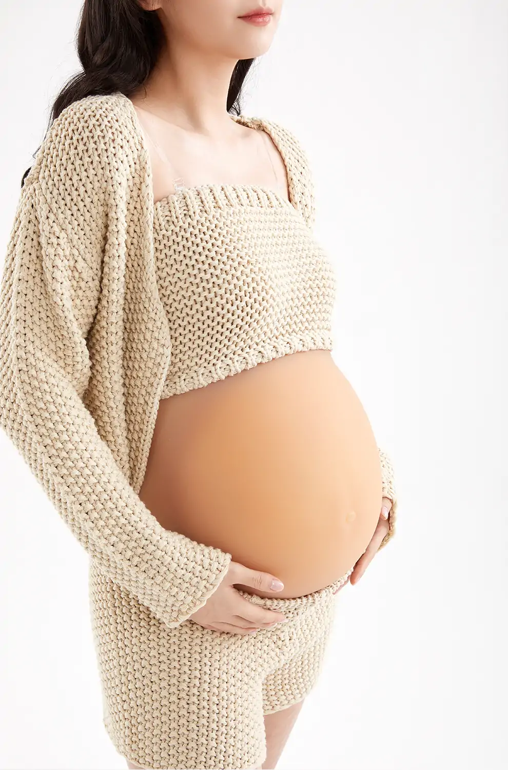 Seamless Silicone Pregnancy Belly — 1–9 Month Simulation detail 10
