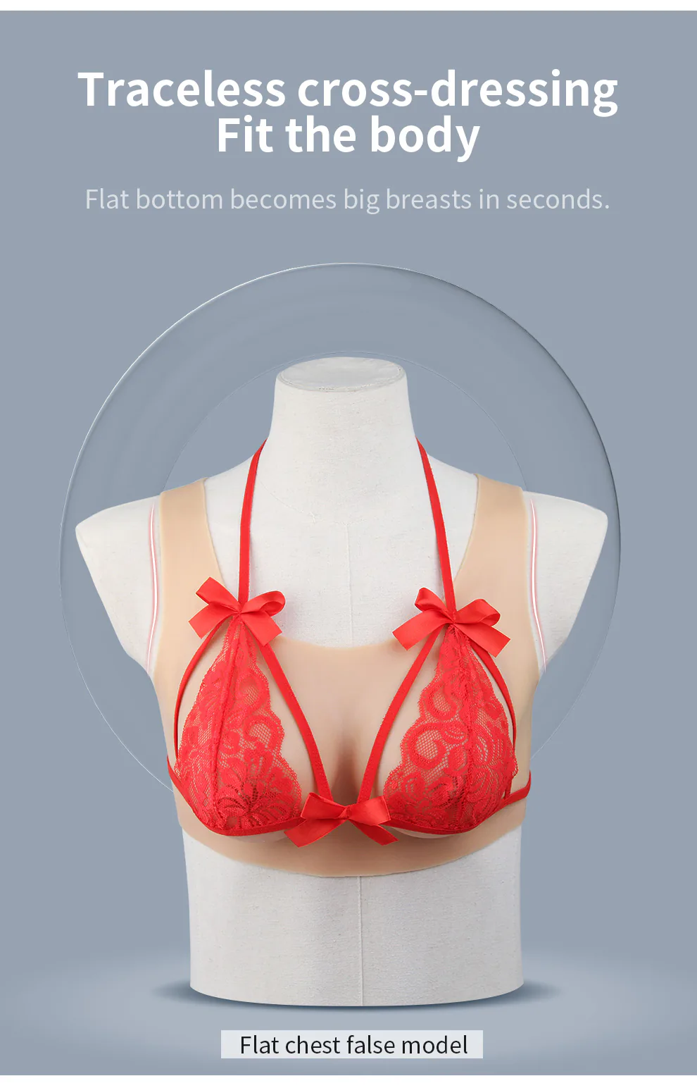 T-1 Classic Teardrop Silicone Breastplate detail 17