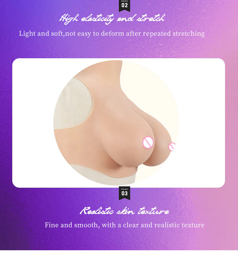 T-2 Heavy-Weight Silicone Breastplate — Ultra-Realistic Feel detail 19