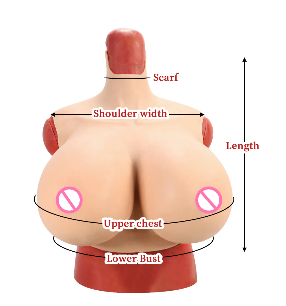 T-2 Heavy-Weight Silicone Breastplate — Ultra-Realistic Feel detail 25