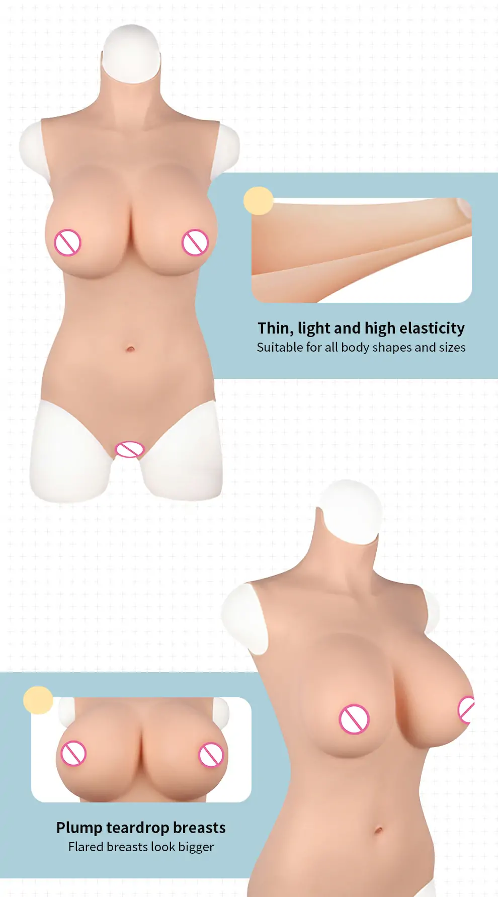 Triangle Silicone Bodysuit — Full-body One-Piece detail 5