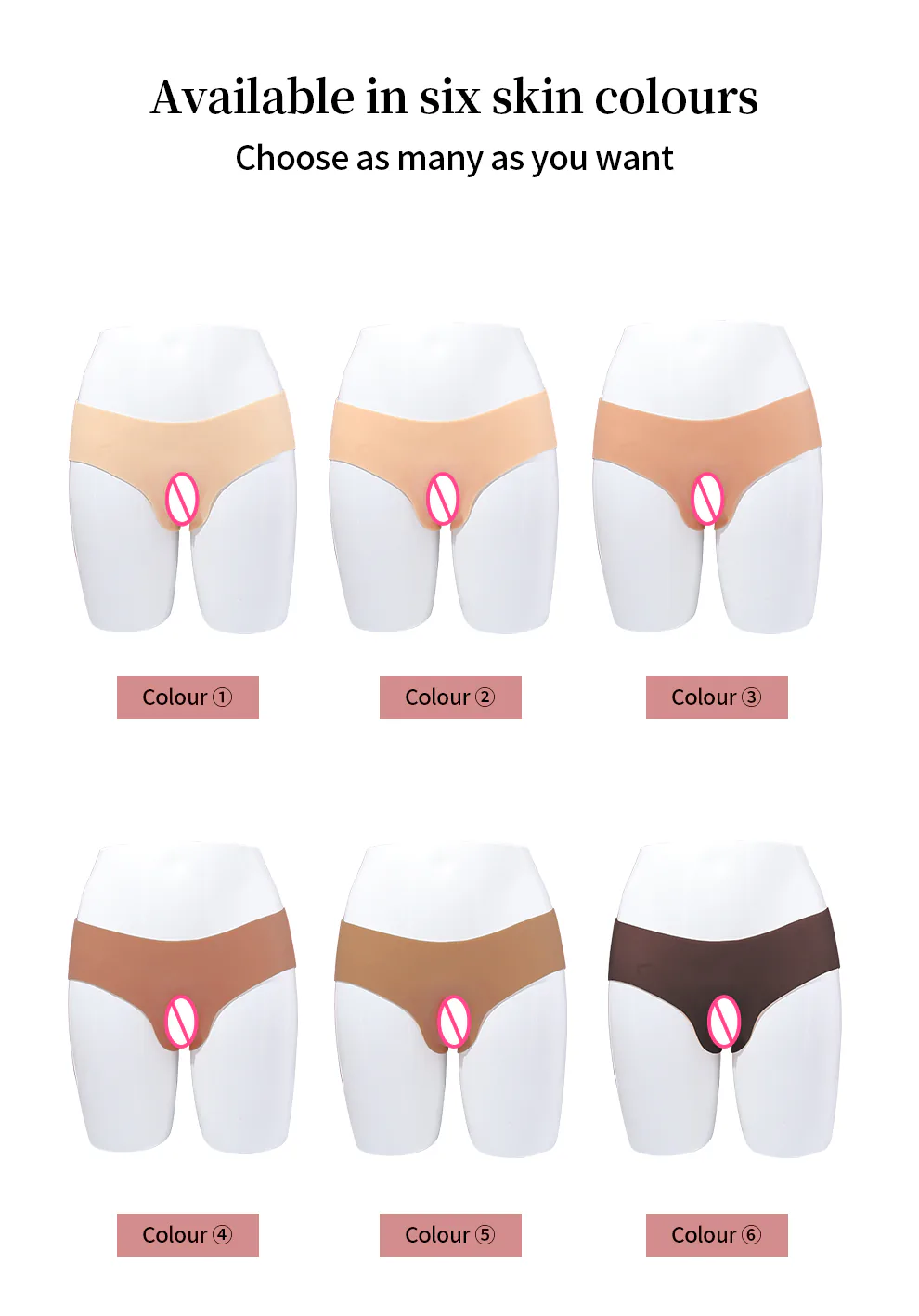Fake Vagina Silicone Triangle Panties — Realistic Detail detail 15