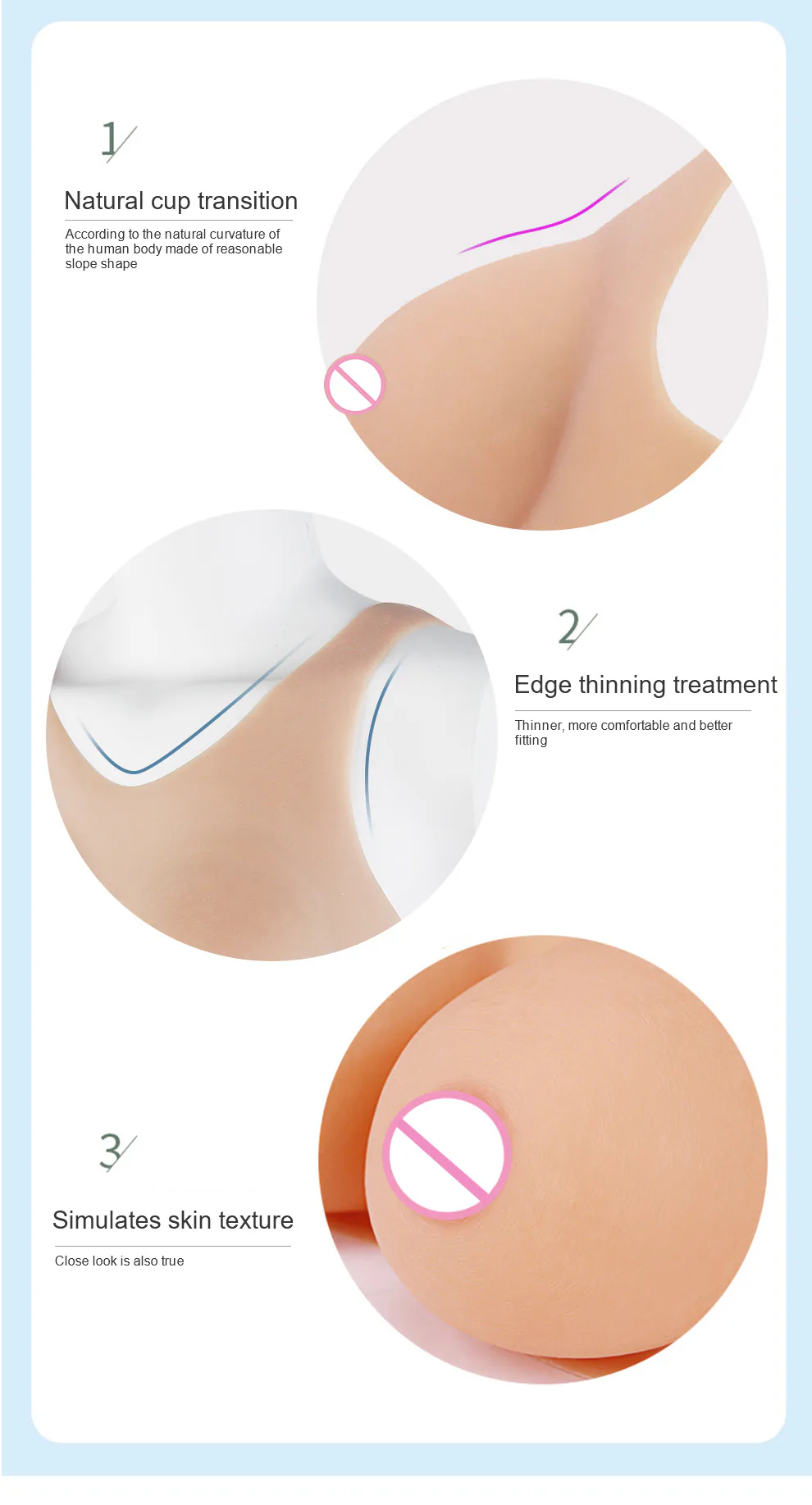 WPBT Pullover Silicone Breastplate — Seamless Back detail 19